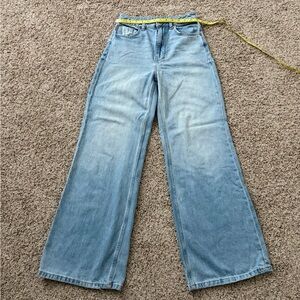 H&M Light Blue Wide Leg Jeans